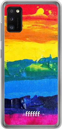 Rainbow Canvas Galaxy A41