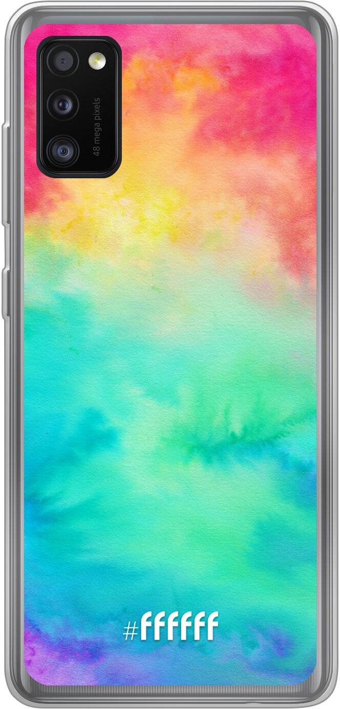 Rainbow Tie Dye Galaxy A41