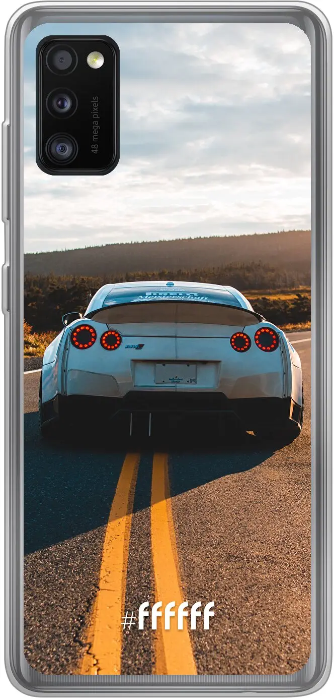 Silver Sports Car Galaxy A41