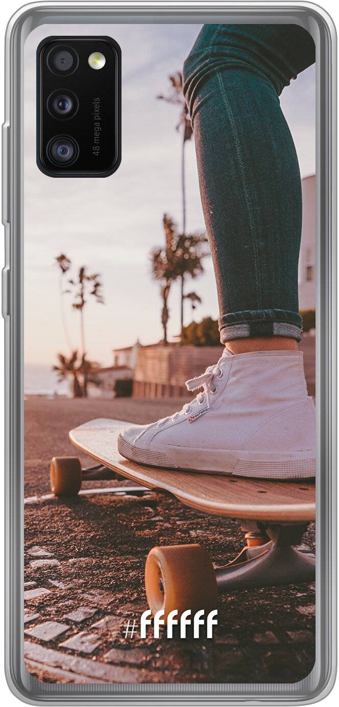 Skateboarding Galaxy A41