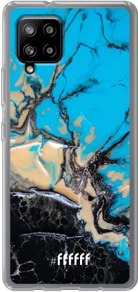 Blue meets Dark Marble Galaxy A42