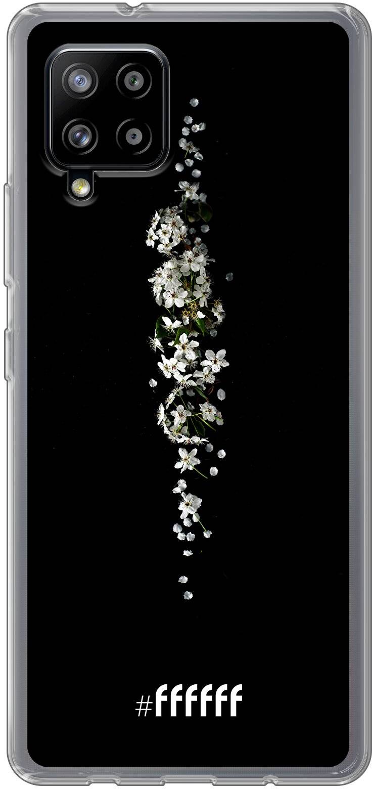 White flowers in the dark Galaxy A42
