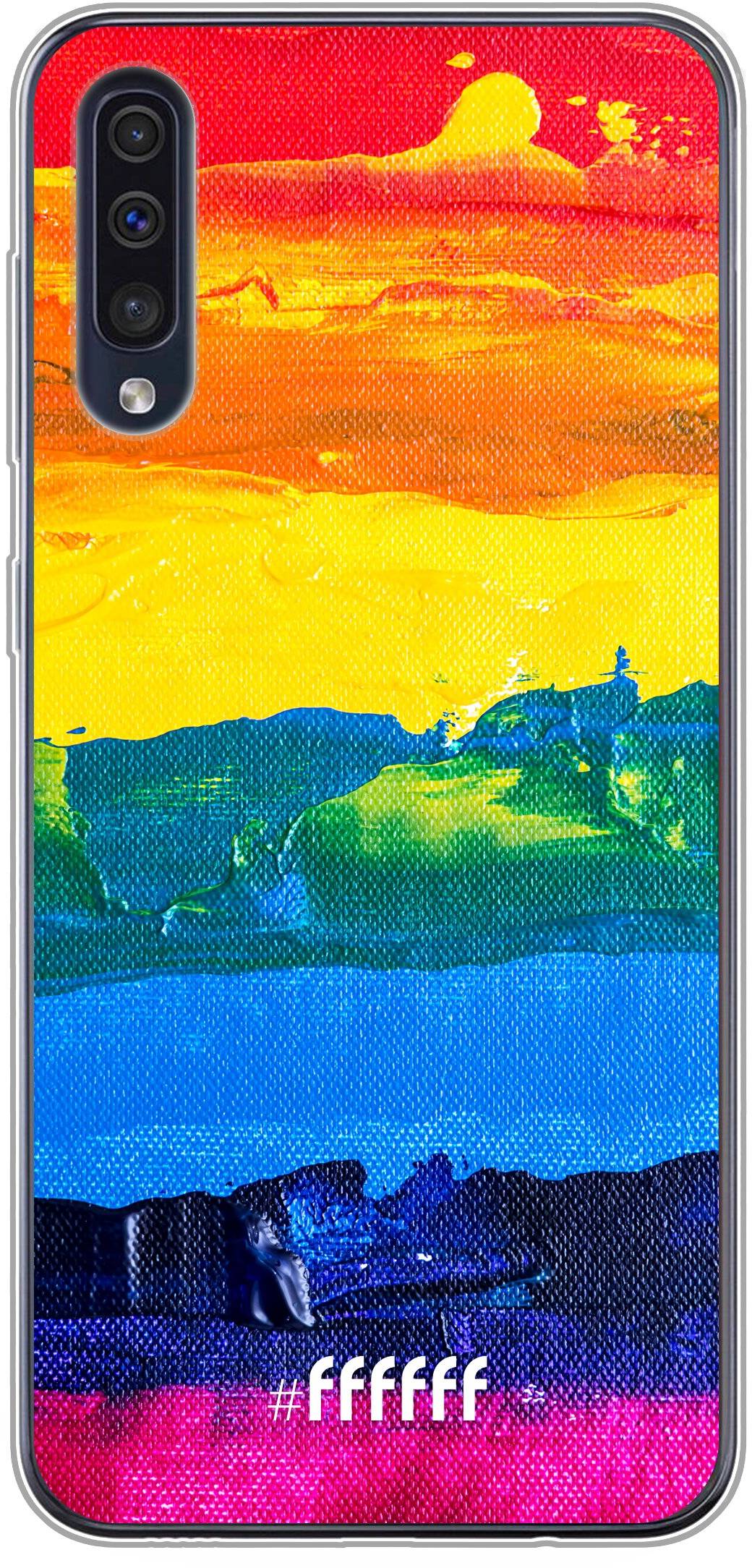Rainbow Canvas Galaxy A50s