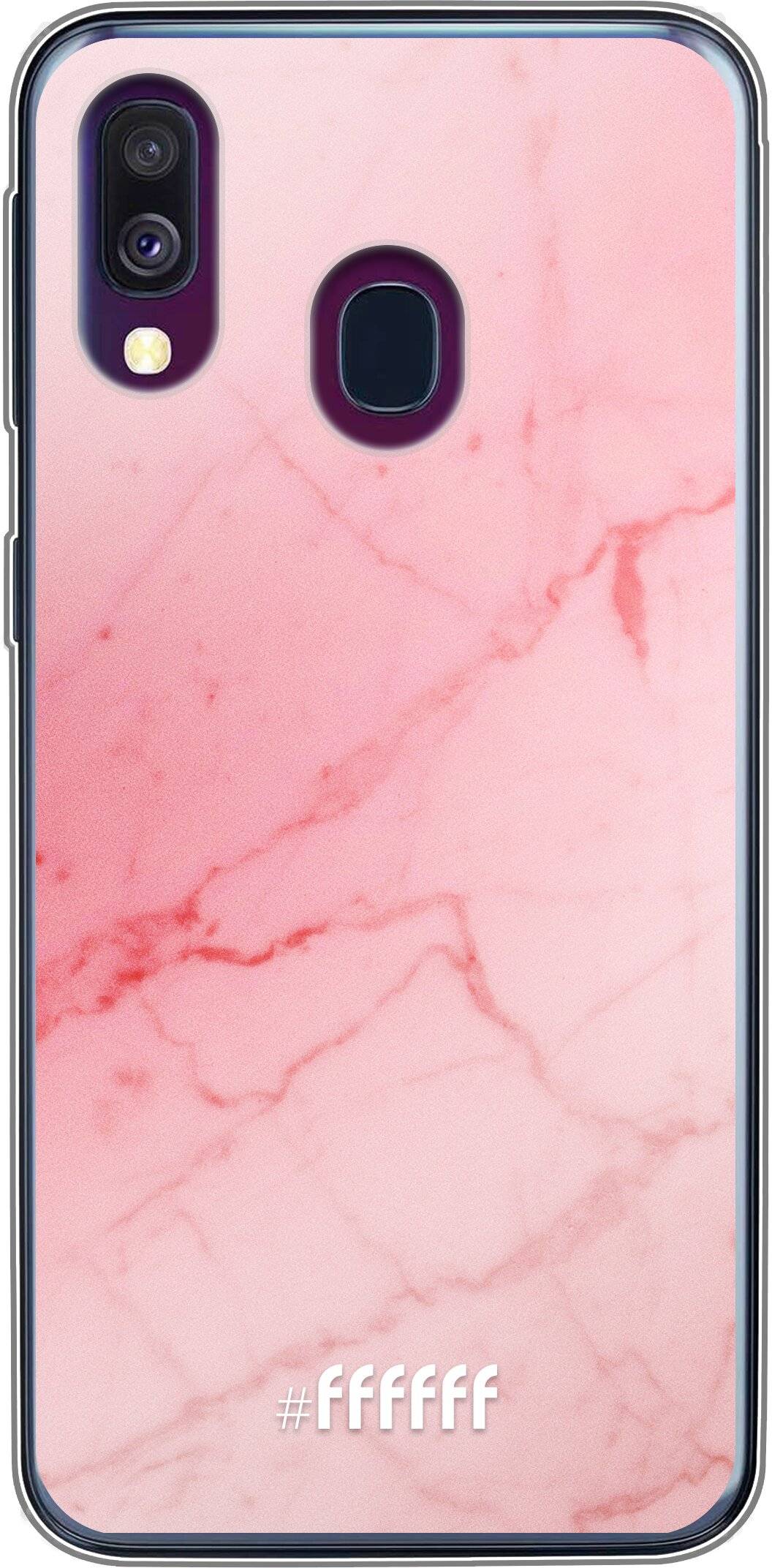 Coral Marble Galaxy A40