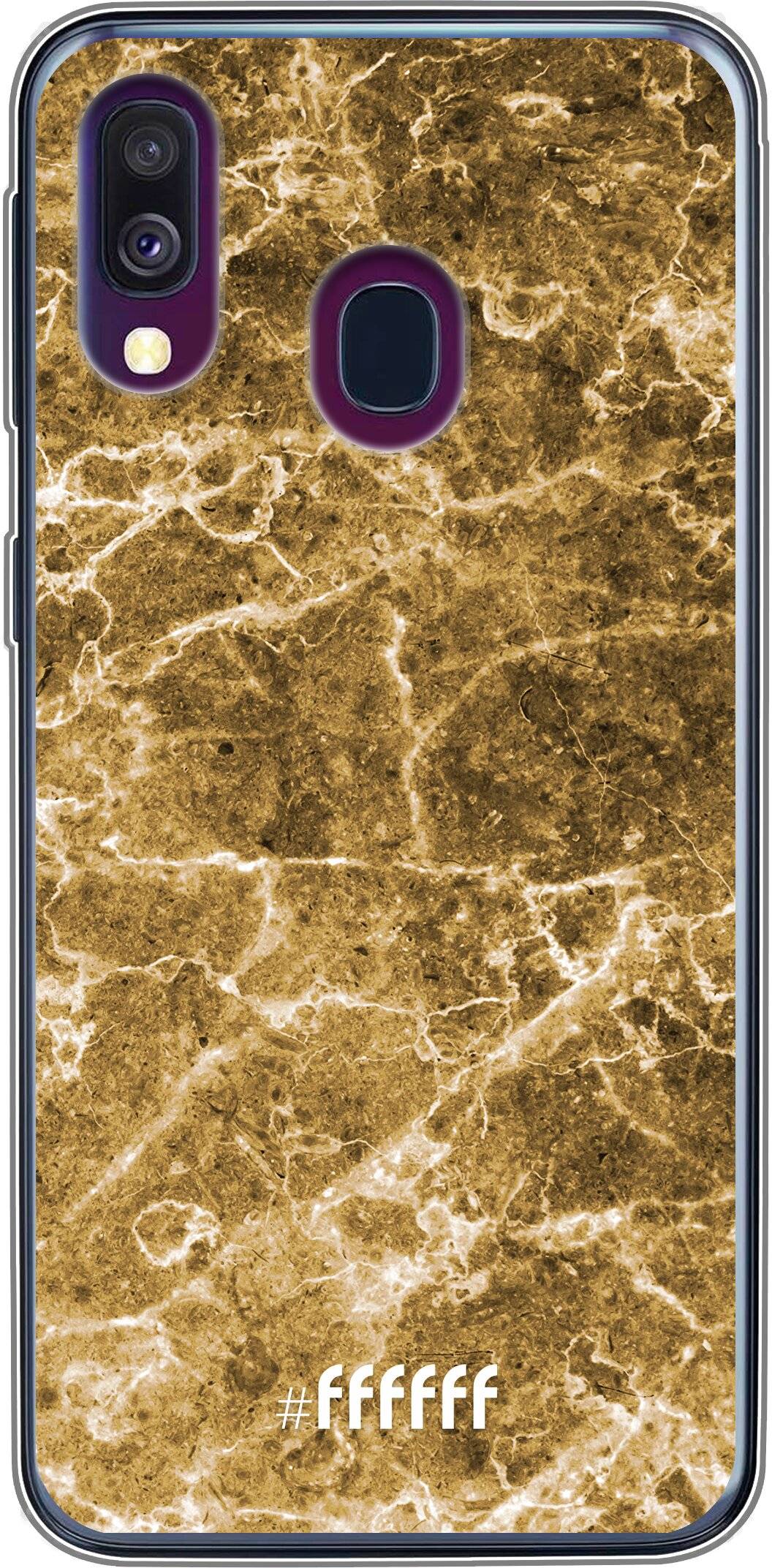 Gold Marble Galaxy A50