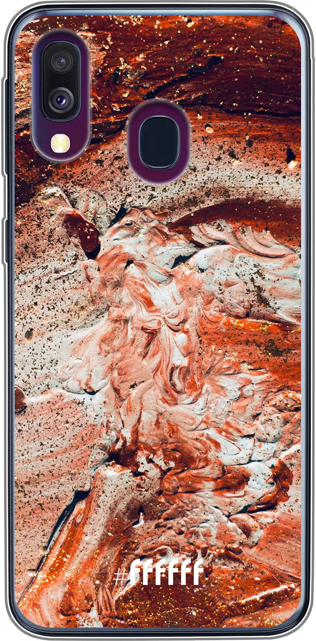 Orange Red Party Galaxy A40