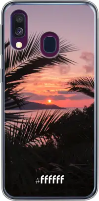 Pretty Sunset Galaxy A40