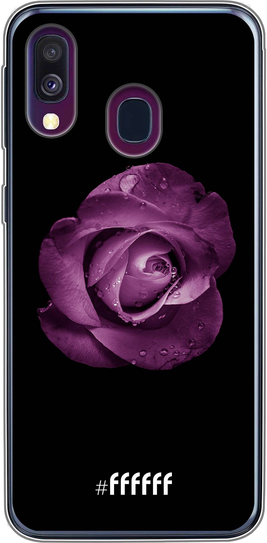 Purple Rose Galaxy A40