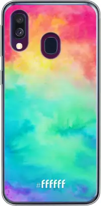 Rainbow Tie Dye Galaxy A50