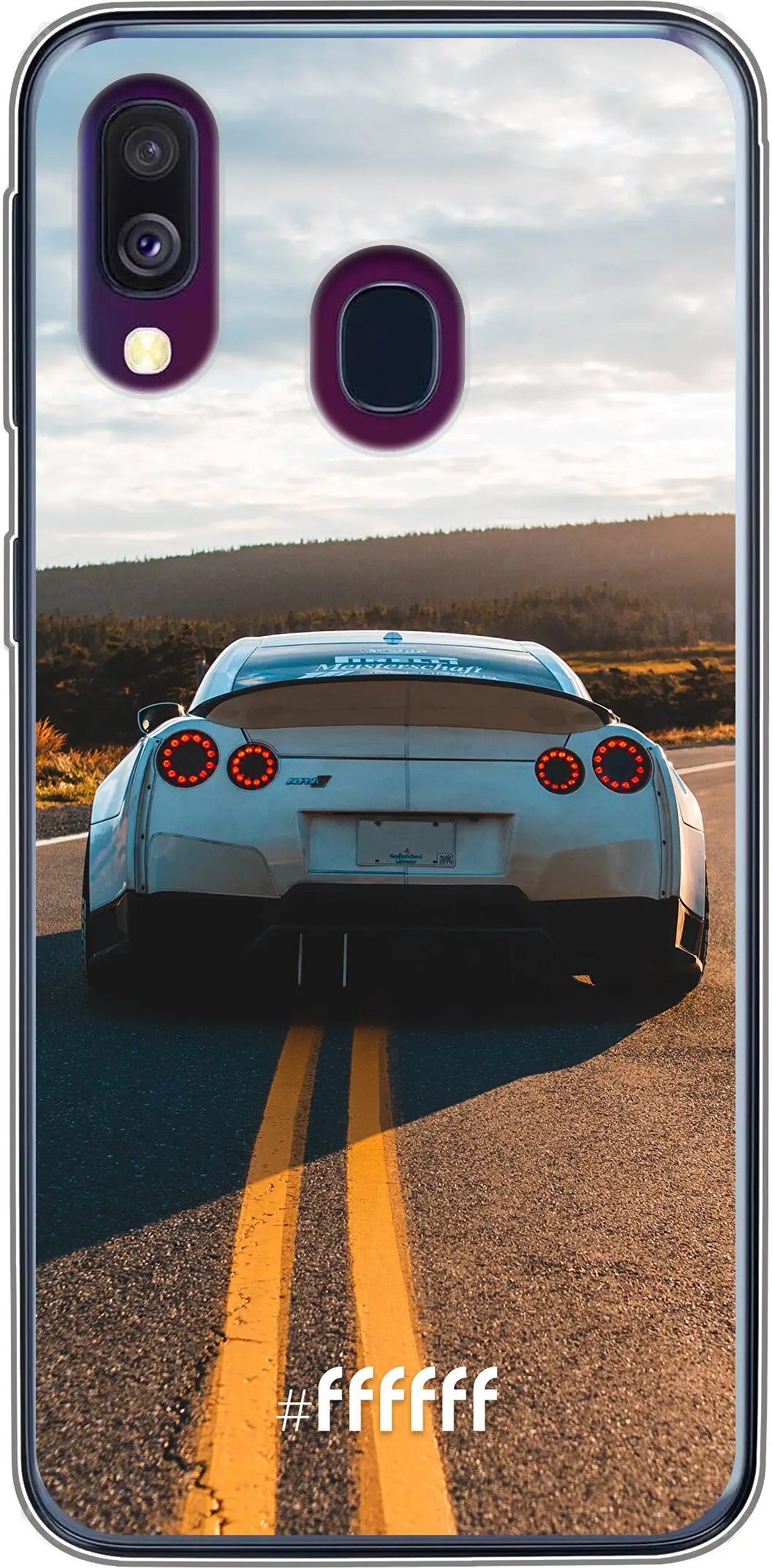 Silver Sports Car Galaxy A50