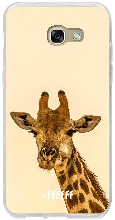campagne Datum Etna Giraffe (Samsung Galaxy A5 (2017)) #ffffff telefoonhoesje • 6F