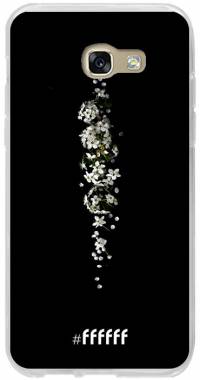 White flowers in the dark Galaxy A5 (2017)