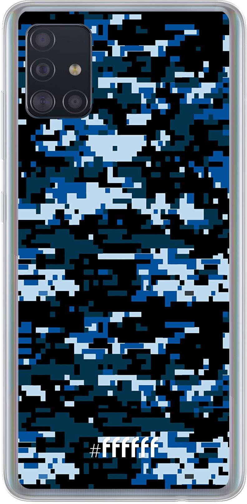 Navy Camouflage Galaxy A51