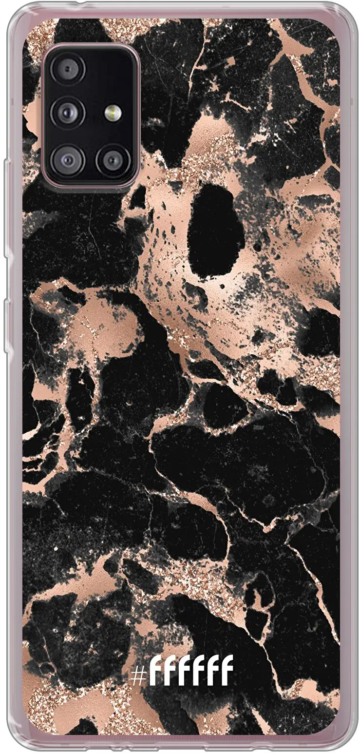 Rose Gold Marble Galaxy A51