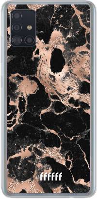Rose Gold Marble Galaxy A51