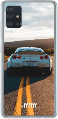 Silver Sports Car Galaxy A51