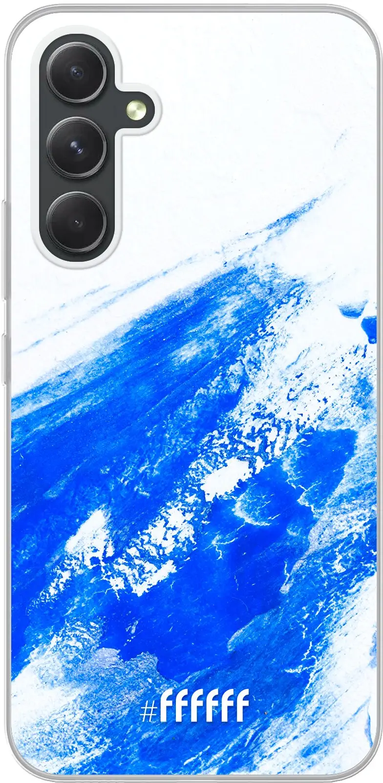 Blue Brush Stroke Galaxy A54 5G