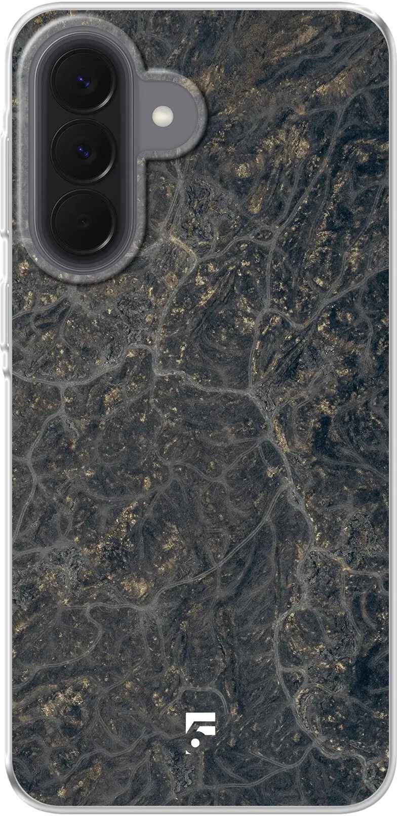 Golden Glitter Marble Galaxy A57