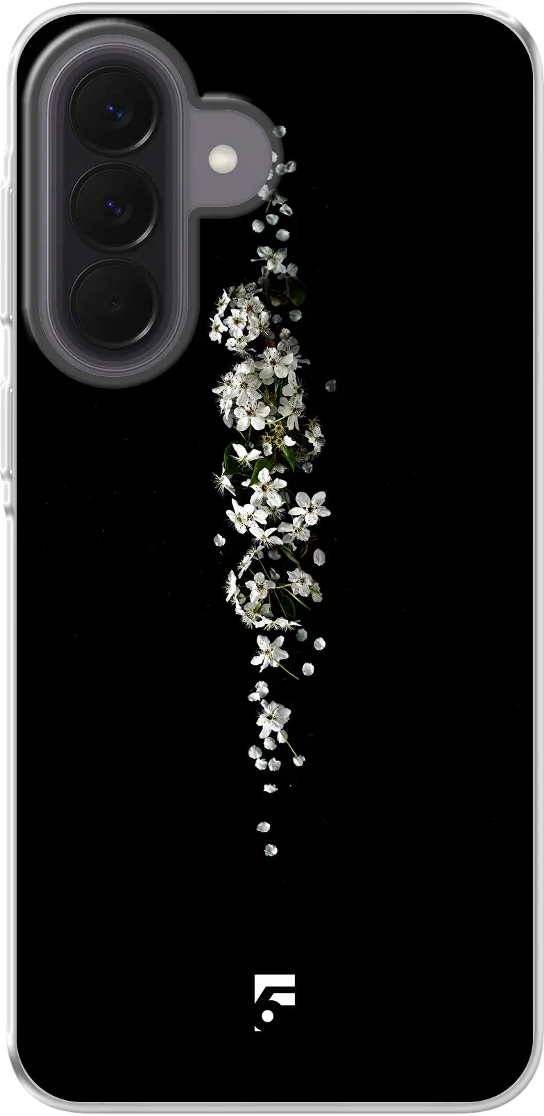 White flowers in the dark Galaxy A57
