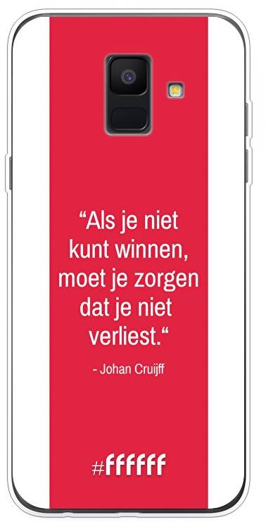 AFC Ajax Quote Johan Cruijff Galaxy A6 (2018)