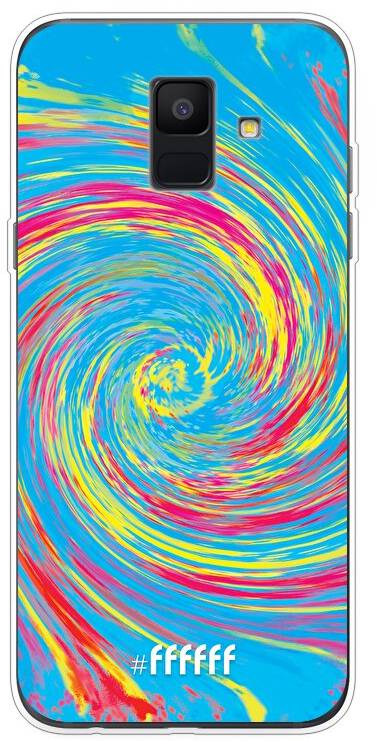 Swirl Tie Dye Galaxy A6 (2018)