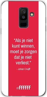 AFC Ajax Quote Johan Cruijff Galaxy A6 Plus (2018)