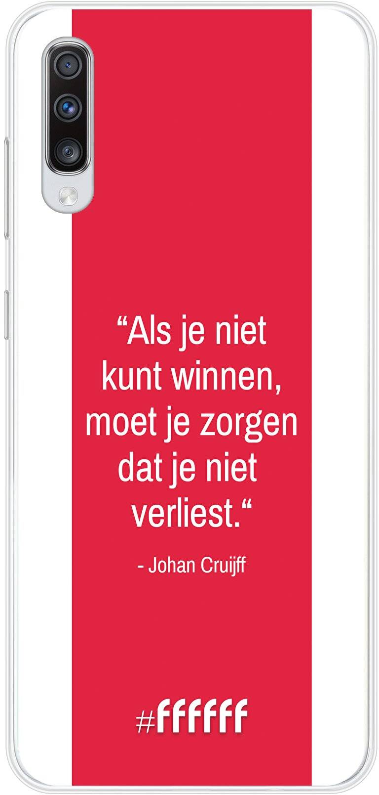 AFC Ajax Quote Johan Cruijff Galaxy A70