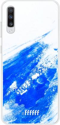 Blue Brush Stroke Galaxy A70