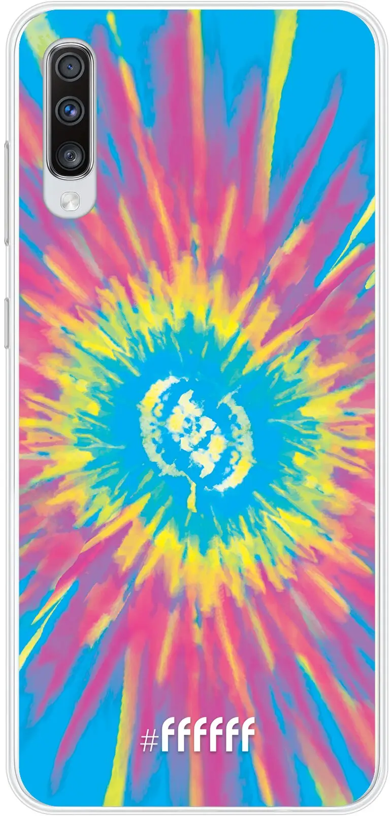 Flower Tie Dye Galaxy A70