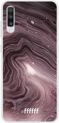 Purple Marble Galaxy A70