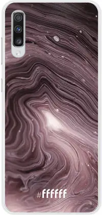 Purple Marble Galaxy A70