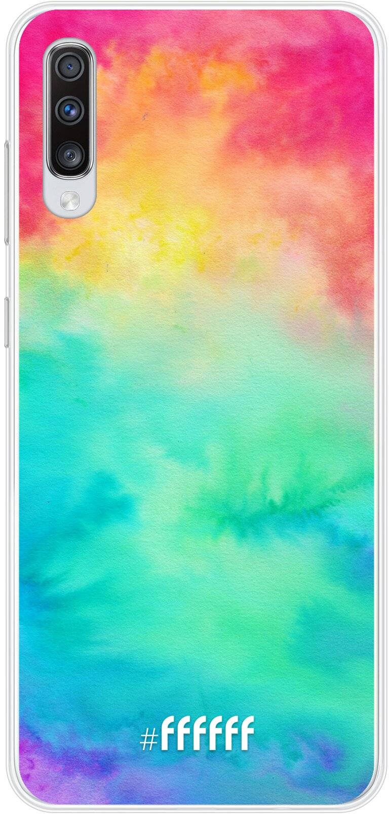 Rainbow Tie Dye Galaxy A70