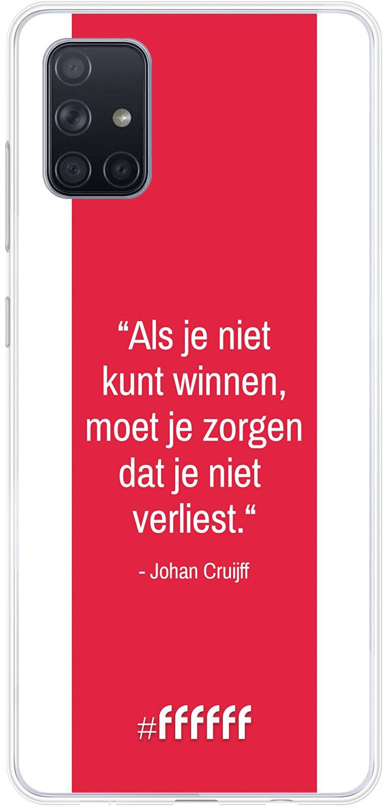 AFC Ajax Quote Johan Cruijff Galaxy A71