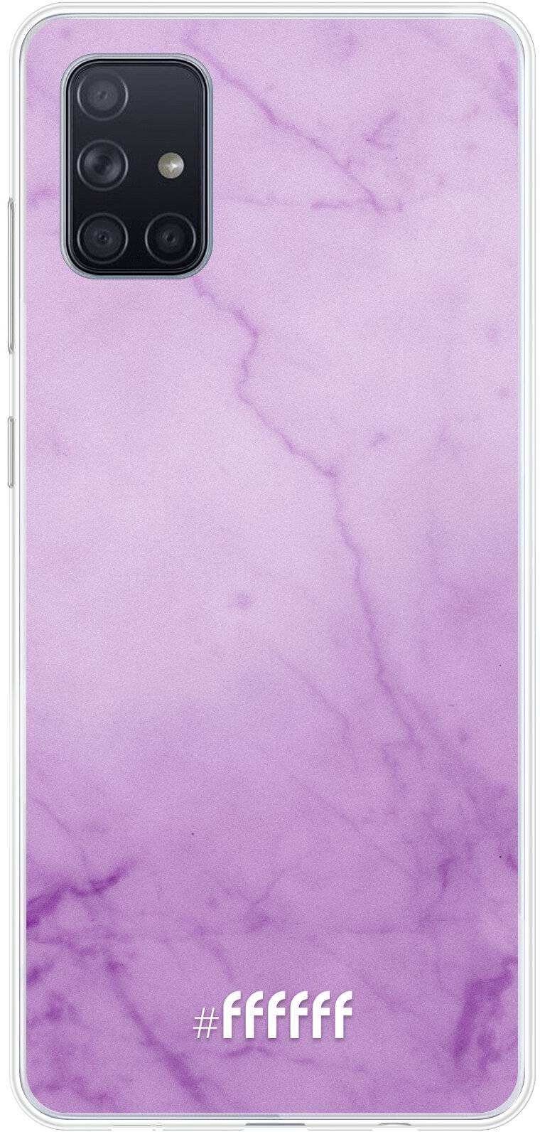 Lilac Marble Galaxy A71