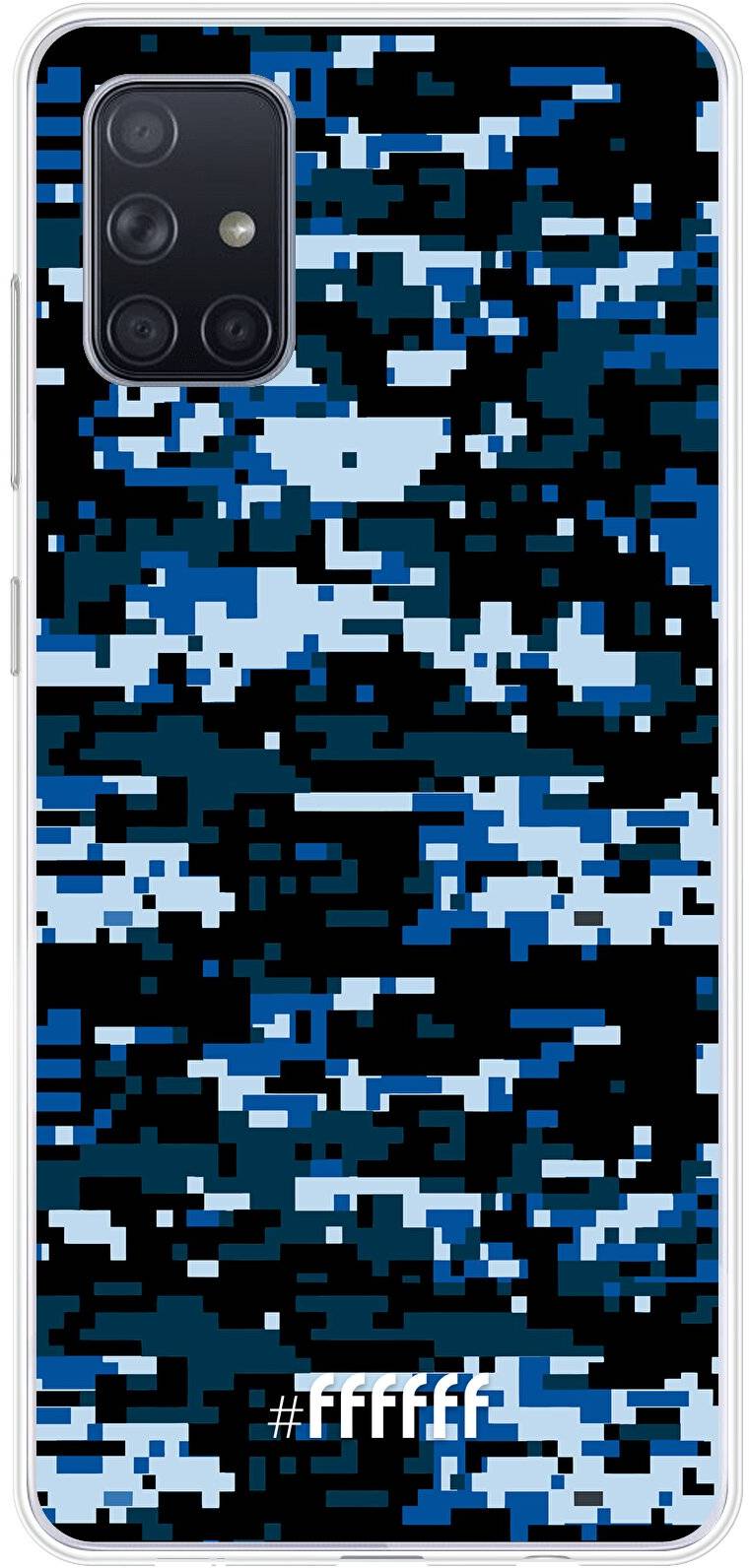 Navy Camouflage Galaxy A71