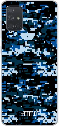 Navy Camouflage Galaxy A71