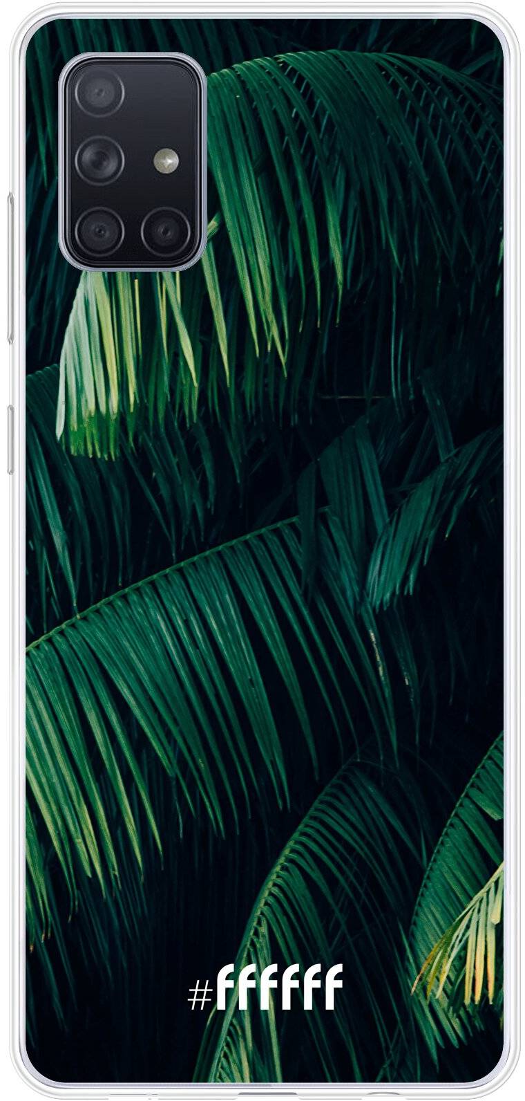 Palm Leaves Dark Galaxy A71