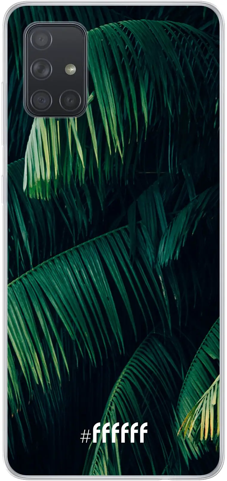 Palm Leaves Dark Galaxy A71 5G