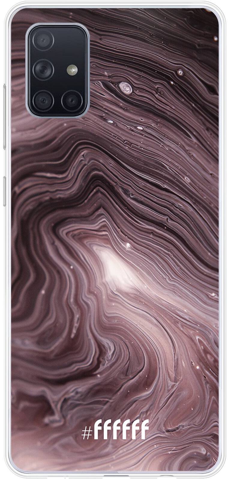 Purple Marble Galaxy A71