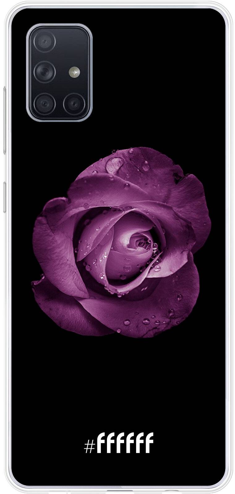 Purple Rose Galaxy A71