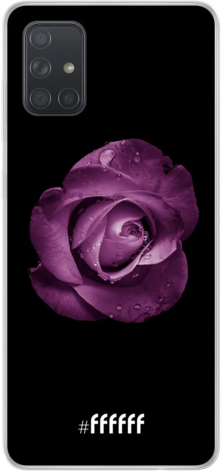 Purple Rose Galaxy A71