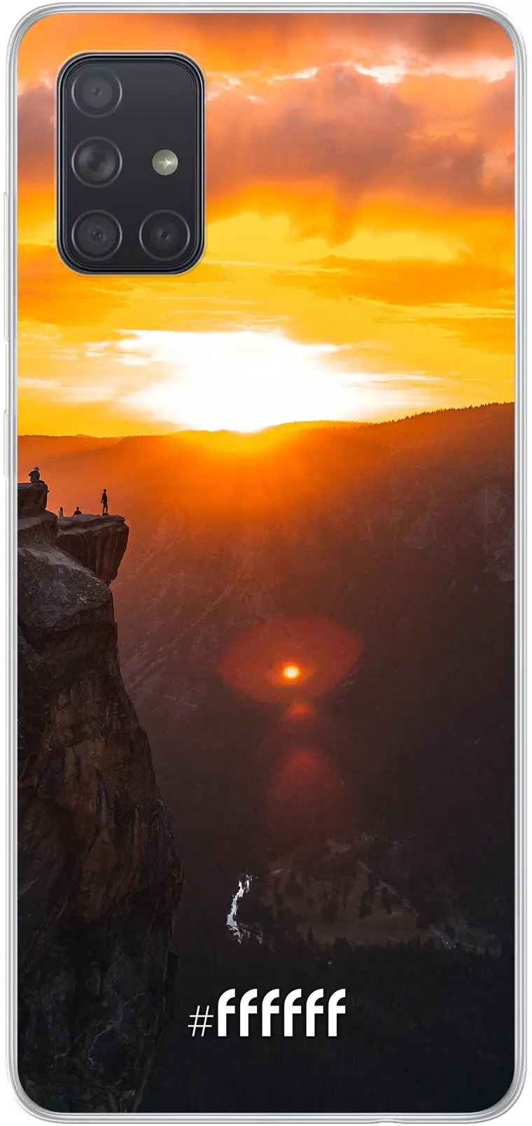 Rock Formation Sunset Galaxy A71 5G