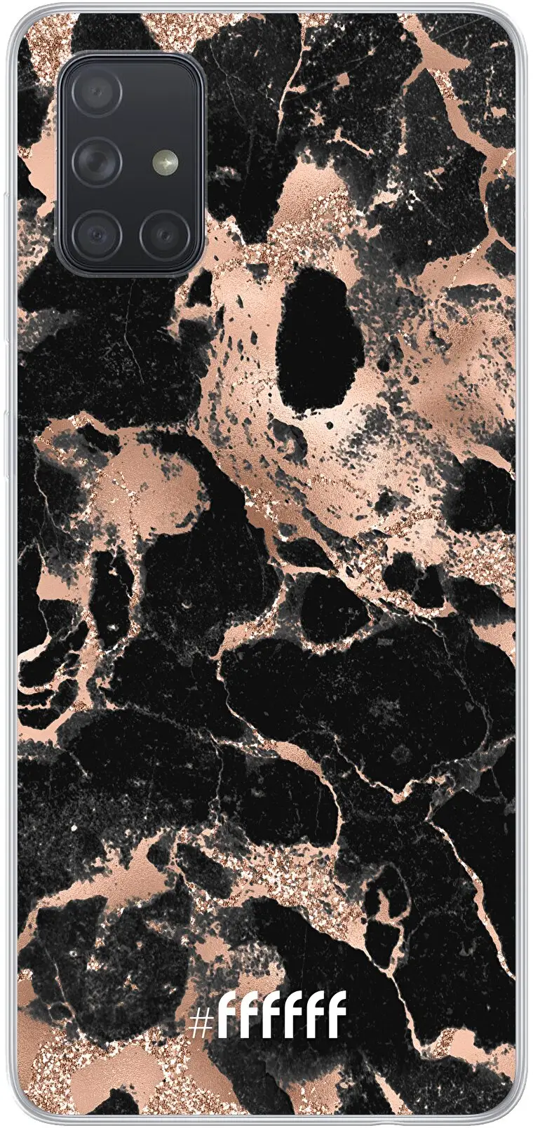 Rose Gold Marble Galaxy A71 5G