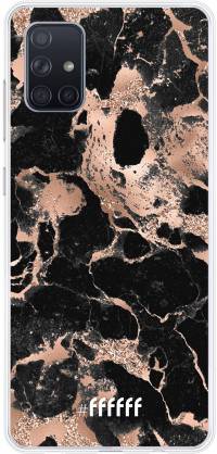 Rose Gold Marble Galaxy A71