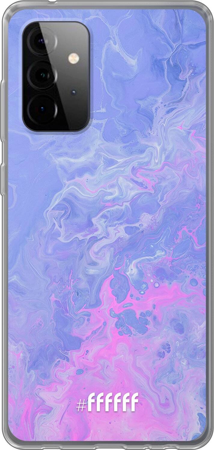 Purple and Pink Water Galaxy A72