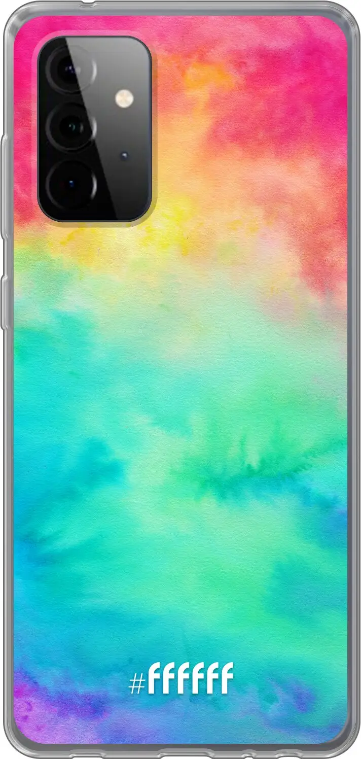 Rainbow Tie Dye Galaxy A72