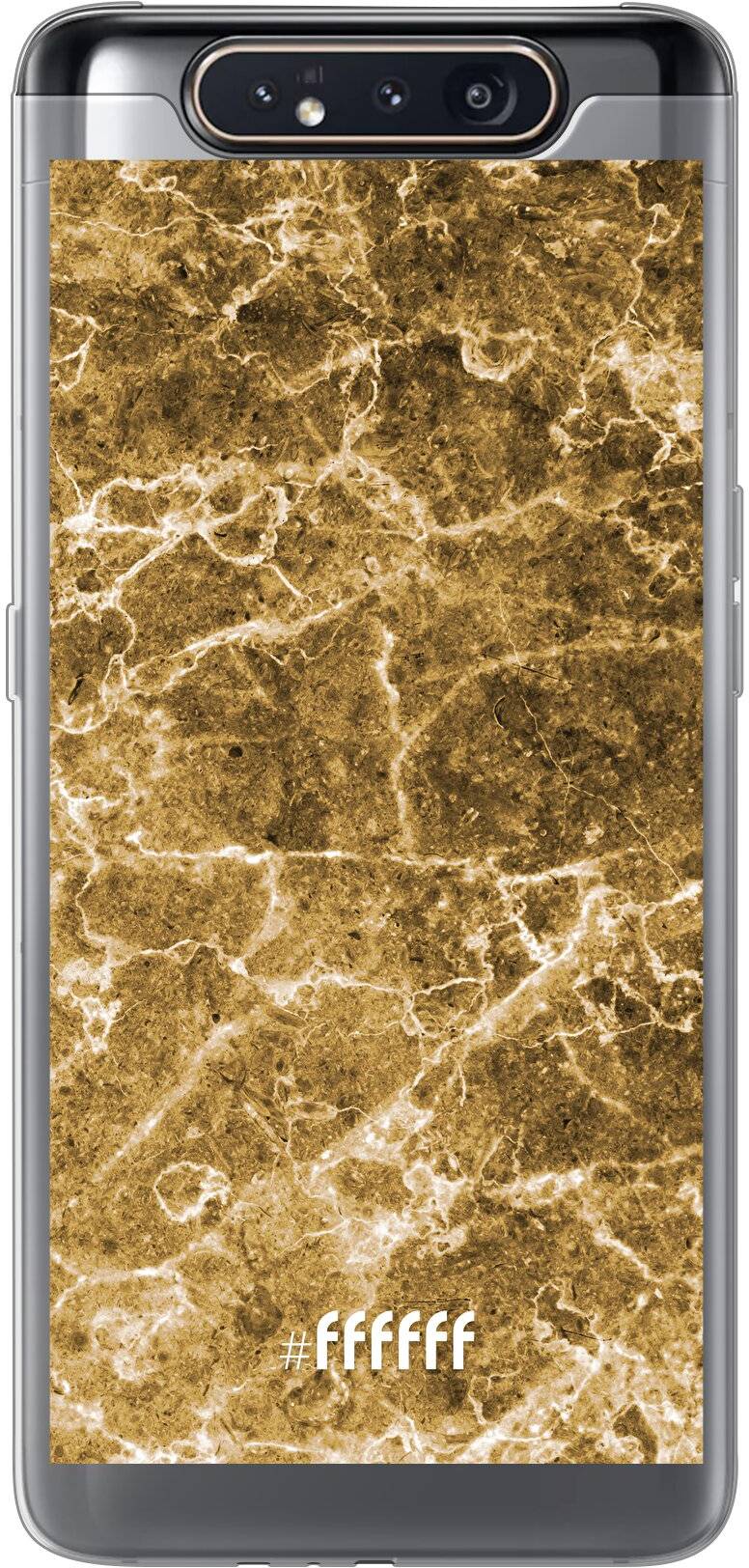 Gold Marble Galaxy A80