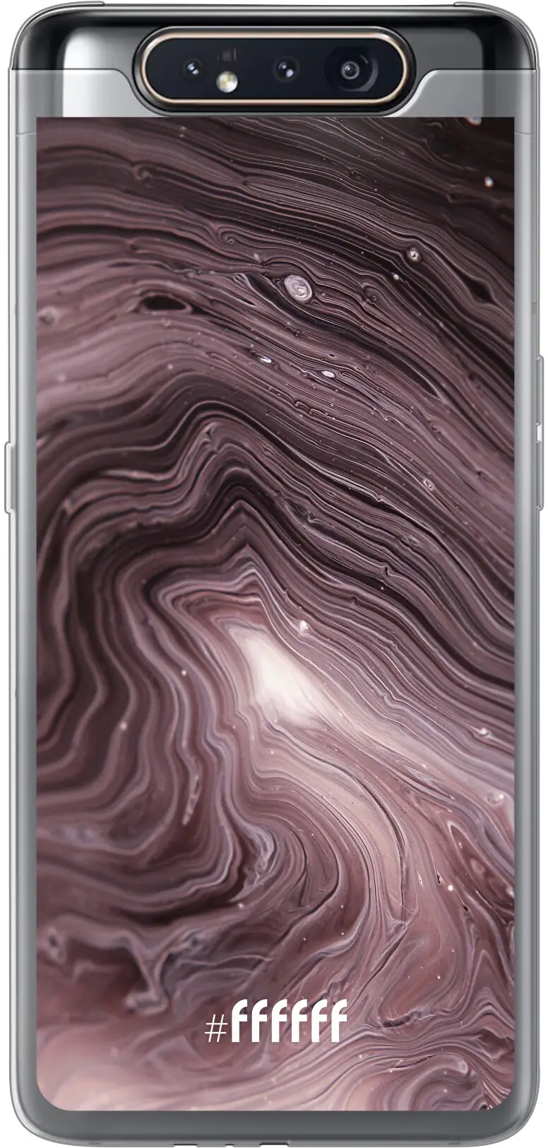 Purple Marble Galaxy A80