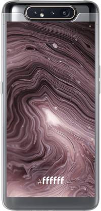 Purple Marble Galaxy A80