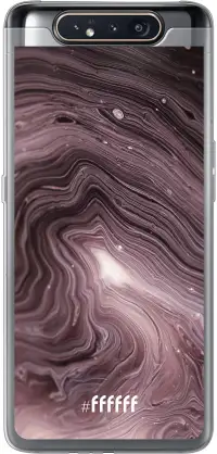 Purple Marble Galaxy A80